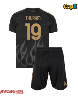 Juventus Khephren Thuram #19 Echipament de Fotbal Replică 2026-27 Copii Treilea (+ Șorturi)